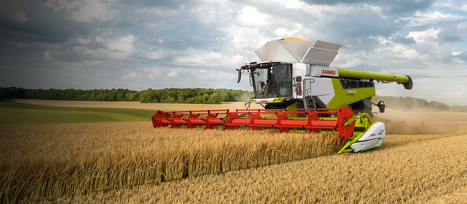 Lexion combine outlet