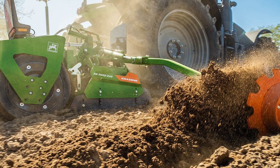 KE cultivator in action