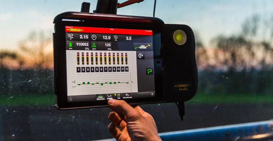 vaderstad tempo r technical screen