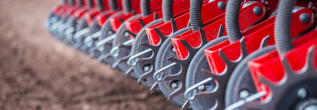 close up image of the tempo r vaderstad machine
