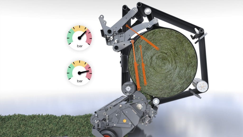 VARIANT round baler diagram
