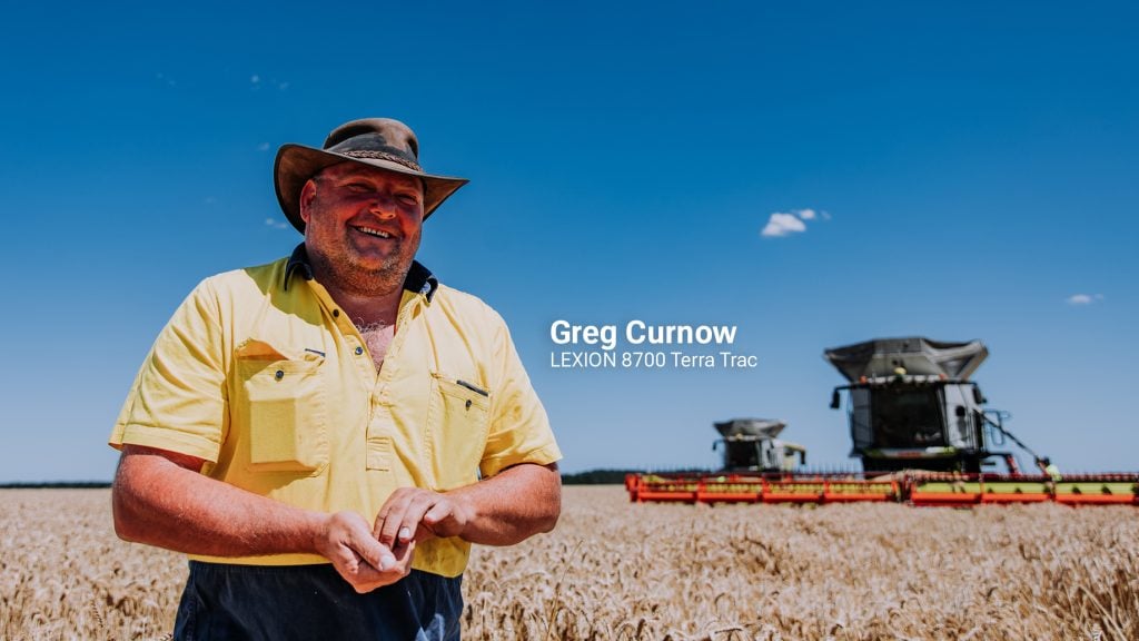 Greg Curnow LEXION 8700TT